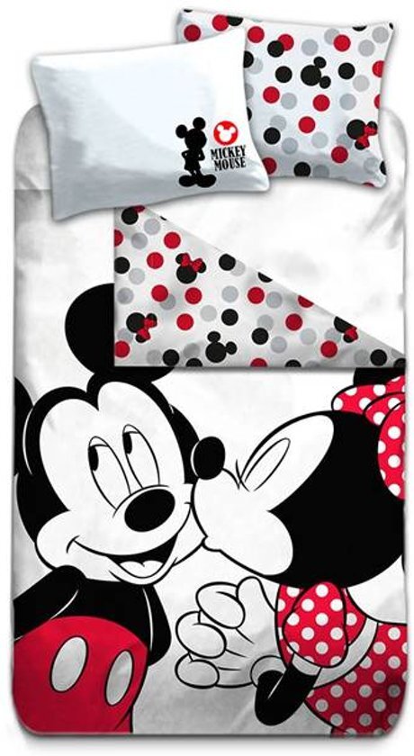 Disney Minnie Mouse - Dekbedovertrek - Eenpersoons - 140x200 cm + 1 kussensloop 60x70 cm - Multi kleur