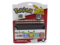 Pokémon - Schrijfwarenset met etui, schoolspullen, etui, potlood, gum, puntenslijper, veelkleurig, officieel product (CyP-merken)