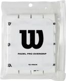 Wilson Pro Grip Padel Unisex Volwassenen, Wit, 12 Stuk