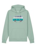 Watapparel Sweatshirt ' California Dream ' mintgroen / gemengde kleuren