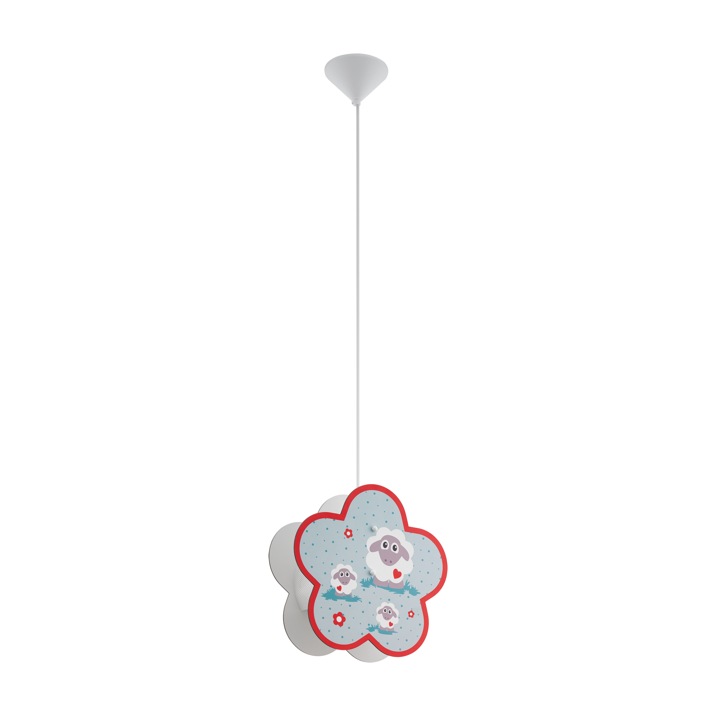 EGLO Lalelu Hanglamp - Kinderkamer - Wit