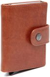 The Chesterfield Brand Leren Portemonnee Barrea Wallet Cognac Bruine