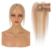 Merkloos Clip-in Haar Topper - 3D Frans Pony voor Dagelijks Gebruik
