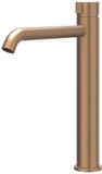 IVY Tribe Wastafelkraan - Verhoogd Model L - Geborsteld RVS 316 Mat Koper PVD