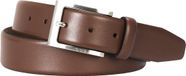 BOSS leren heren riem - middenbruin