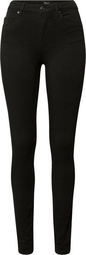 ONLY ONLFOREVER BLACK LIFE HW SK BB SOO796C Dames Jeans - Zwart Denim - Maat XS