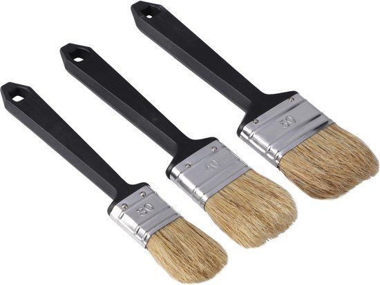 Copenhagen Pro Kwastenset Plat - 3-delig - Wegwerp - Maten 30, 40 & 50