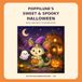 Poppilune Sweet and Spooky Halloween Coloring Book