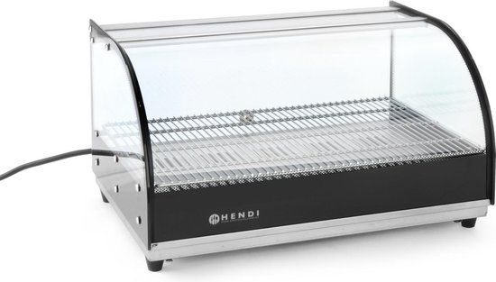 Hendi Warmhoudvitrine Enkel - GN1/1 - RVS