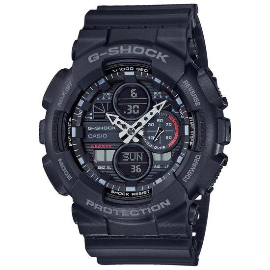Casio G-Shock GA-140-1A1 - Dameshorloge - Zwart - 51 mm