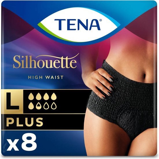 Tena Silhouette Underwear High Waist Plus L