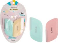 Lipa F316 wenkbrauw scheermesje - Roze en lichtblauw - 2 stuks