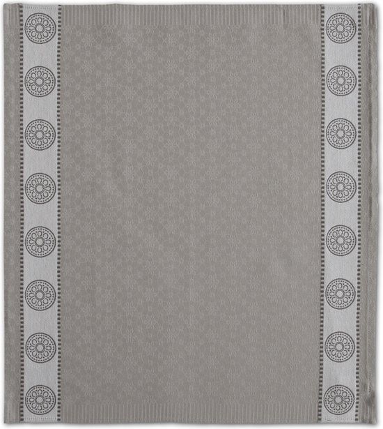 DDDDD Lace Theedoeken Set - 6 Stuks - Katoen - Grijs - 60x65 cm