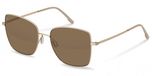 Rodenstock R1446 Gold, beige 58/18/145 Vrouwen Zonnebrillen