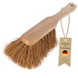 Kerbl 29479 Kokosveger met platte houten steel en gat