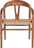 DKD Home Decor Keukenstoel Bruin Rotan/Hout 50 x 46 x 77 cm
