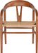 DKD Home Decor Keukenstoel Bruin Rotan/Hout 50 x 46 x 77 cm