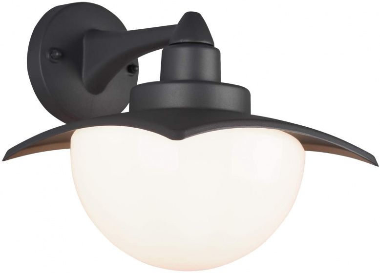 Trio Donez Wandlamp - 21,5 cm - Aluminium - Antraciet