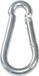 AMIG Karabijnhaak - 1x - acier inoxydable 316 - 8 x 80mm - 80kg - mousqueton