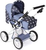 Bayer Chic 2000 LENI combi poppenwagen, marineblauwe sterren