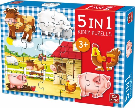 King Puzzel 5-In-1 boerderij