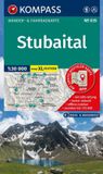 KOMPASS Wanderkarte 035 Stubaital 1:30.000