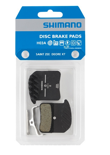Shimano Y1XM98020 Disc Brake Pad Set - BR-M8020 / BR-M820 / BR-M640 - Resin - Black/Stainless Steel