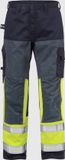 Fristads Flame Hi Vis Broek Klasse 1 2587 Flam - Hi-Vis geel/marineblauw - C54