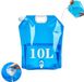 Conteneur d'eau pliable - 10 litres - avec robinet - anneau de fermeture - sans BPA - poche d'eau flexible - sac d'eau potable portable pour situations d'urgence - réserve d'urgence pour le camping