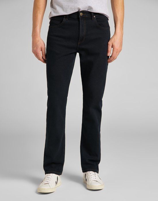 Lee Brooklyn Straight Blue Black Men's Jeans - W34/L30