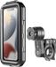 Interphone Quicklox Motorcycle Mounting Set Quiklox 6.5'' Hard Case & Mount 37208 Black