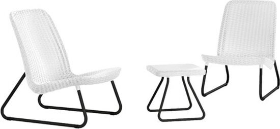 Keter Rio Loungeset - 2 personen - Wit