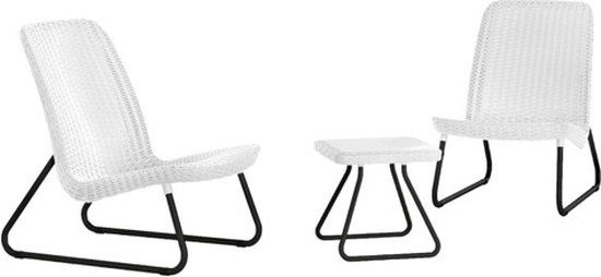 Keter Rio Loungeset - 2 personen - Wit
