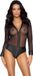 Cottelli PARTY Body Long-sleeve S Zwart