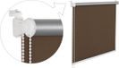 Thermorollet rideau occultant 80x200 cm chocolat