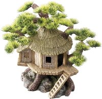 Aqua D'ella Decoratiesteen Bonsay Huis - Aquariumdecoratie - 20 x 15,5 x 20 cm