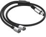 Câble d'alimentation répartiteur 5,5x2,1 mm vers 5,5x2,1 mm, femelle vers mâle – Convient pour CCTV, caméras de sécurité, moniteur, broderie LED