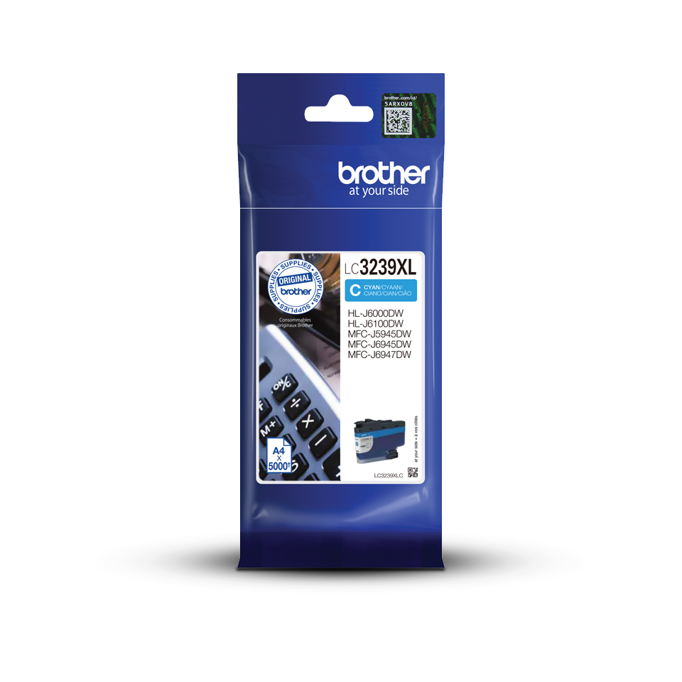 Brother LC-3239XLC single pack / cyaan