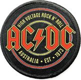 Rock Off AC/DC - Est. 1973 Patch - Zwart