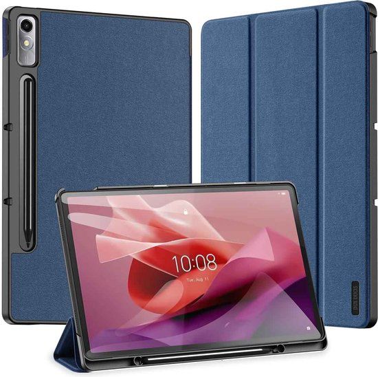 Dux Ducis Domo Tri-fold Case - Lenovo Tab P12 (2023) - 12.7 inch - Blauw