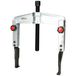 KS Tools 620.0071 Universele snelspantrekker 2-armig met extreem slanke en verlengde haken, 60-200 mm, 220 mm, 5,0 t