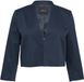 s.Oliver Vrouwen Blazer Navy Katoen Regular Fit Driekwart Mouw V-hals Haaksluiting Casual