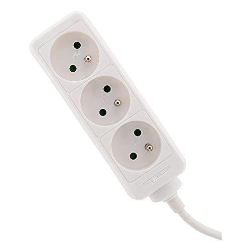 Zenitech Stopcontact - 3-voudig - 10/16A - Wit - Cavalier