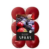 Spaas 12 bougies parfumées, ± 4,5 heures - Berry Cocktail