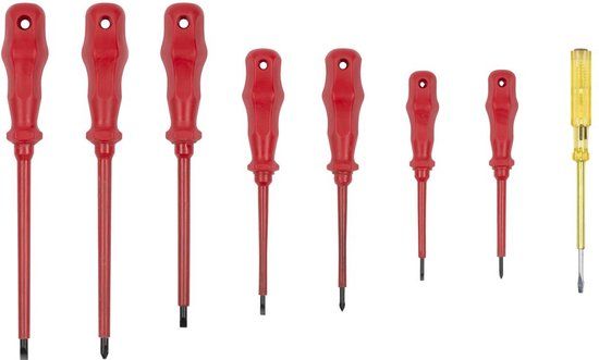 Kreator KRT400201 Schroevendraaier set - geïsoleerd - 8 stuks