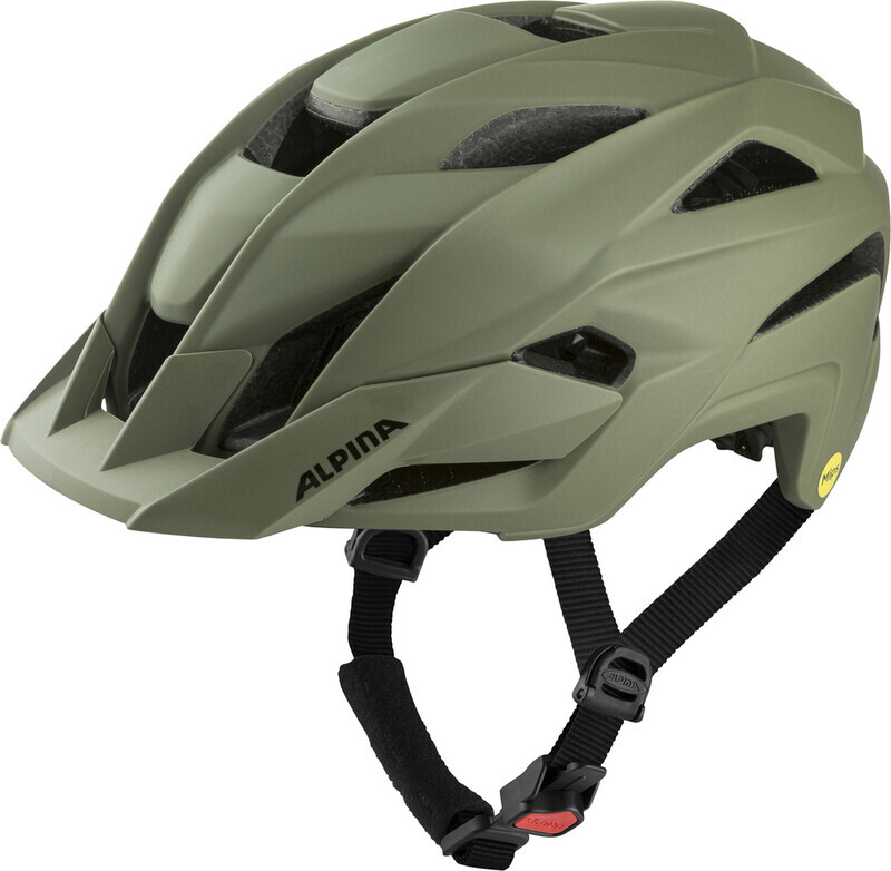 Alpina Stan MIPS Helm, olijf