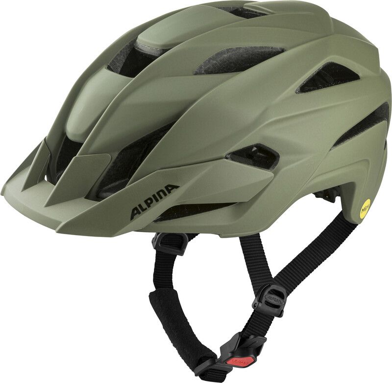 Alpina Stan MIPS Helm - Olijf - 2023 Model