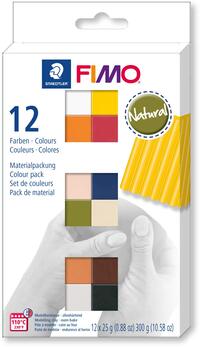 FIMO - STAEDTLER Fimo klei Modelleringspasta, Set Naturel kleuren.