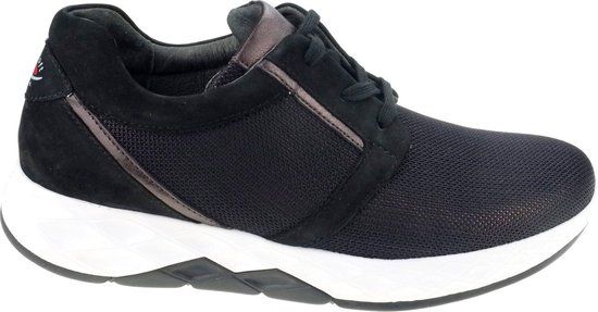 Gabor rollingsoft sensitive 56.995.68 dames rollende wandelsneaker zwart maat 42 (EU)