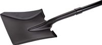 BLACK+DECKER Schep - Vierkante Kop - 149 CM - Stevig en Lichtgewicht Glasvezel - Zwart